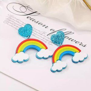 Korean Style Earrings "Rainbow"🌈
